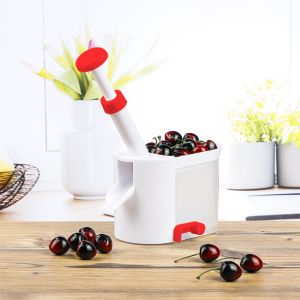 Kirschentkerner mit Auffangbehälter  Maße: ca. 25 x 12 x 25cm