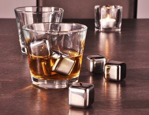 Edelstahl-Eiswürfel-Set, 7-tlg.