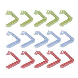 Beutelverschlussklammern, 6cm, 5er Set