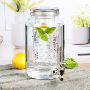 Getränkespender mit Kühleinsatz, ca. 3,5L Maße: ca. 15,5 x 15,5 x 26cm