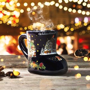 Glühweinstiefel 250ml Maße: ca. 13,5 x 7,2 x 9,5cm