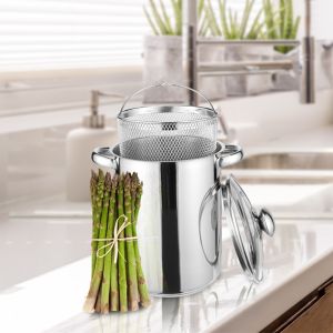 Nudel - und Spargeltopf aus Edelstahl Maße: ca. Ø: 16 x H: 21cm