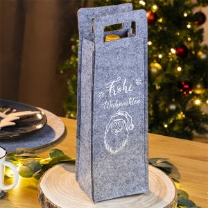 Weintasche aus Filz ca. 13 x 10 x 39 cm