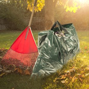 2 in 1 Laubplane und Laubtasche Maße: ca. 144 x 124cm