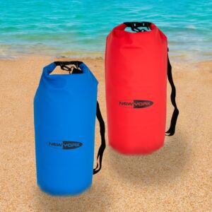 Trockentasche 20 Liter, mit Schultergurt Blau oder Rot