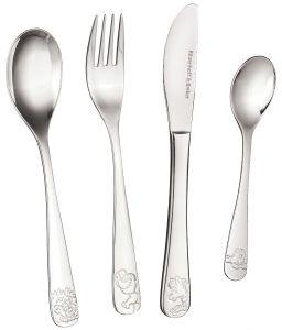 Kinderbesteck 4 tlg 18/10 HAPPY ZOO