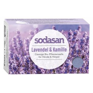 SODASAN Bio-Seife LAVENDEL + Kamille 100g