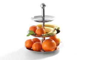 Etagere mit drei Schalen für Obst oder auch Süßigkeiten