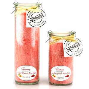 Candle Factory Jumbo weißer Pfirsich & Rosenblüte