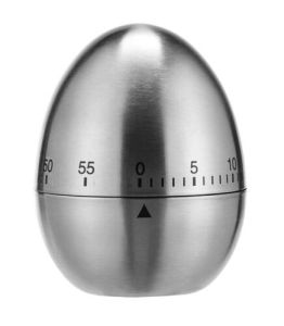 Kurzzeitmesser ca. 7,5cm hoch aus Edelstahl